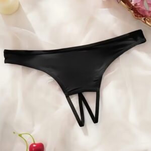 Tegan Kadın Siyah Ağ bölgesi Açık Külot TG270058