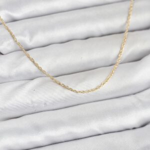 Tegan CM 14K Gold Renk Burgu Model 60 cm Kadın Kolye TG27BKO10950