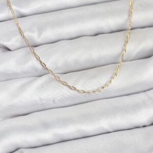 Tegan CM 14K Gold Renk Ataç Zincir Model 60 cm Kadın Kolye TG27BKO10979