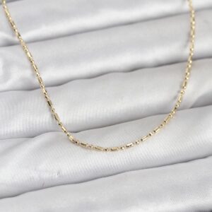 Tegan CM 14K Gold Renk Zincirli 60 cm Kadın Kolye TG27BKO10938