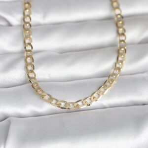 Tegan CM 14K Gold Renk Kalın Zincir Model 60 cm Kadın Kolye TG27BKO10998