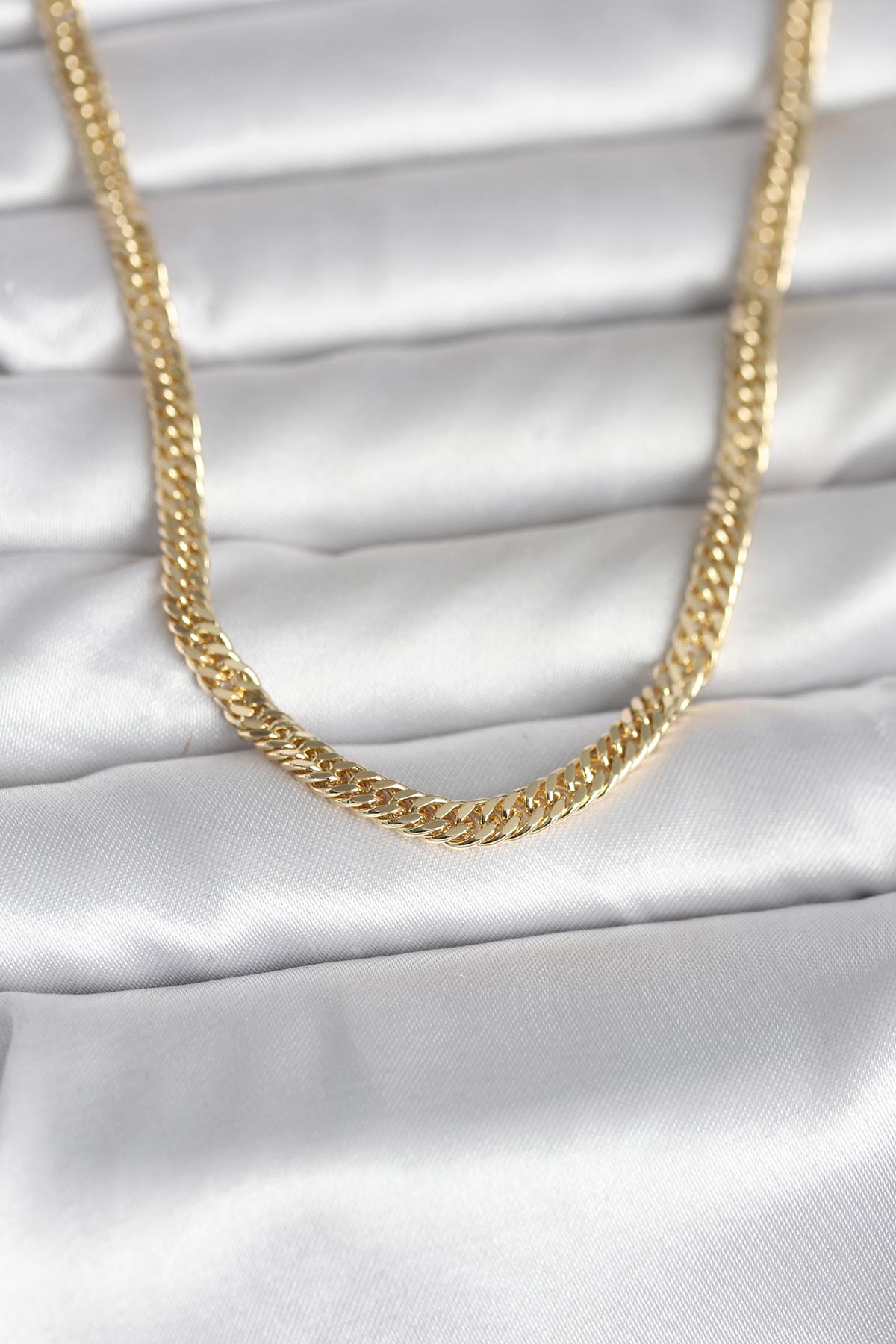 Tegan CM 14K Gold Renk Zincir Model 45 cm Kadın Kolye TG27BKO11004 - Görsel 1