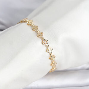 Tegan CM 14K Gold Renk Yonca Model Kadın Bileklik TG27BB8290