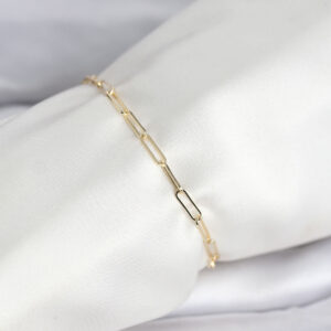 Tegan CM 14K Gold Renk Ataç Zincir Model Kadın Bileklik TG27BB8283