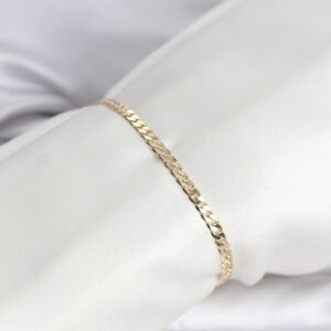 Tegan CM 14K Gold Renk Zincirli Model Kadın Bileklik TG27BB8294