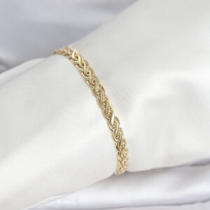 Tegan CM 14K Gold Renk Sarmal Zincir Model Kadın Bileklik TG27BB8298