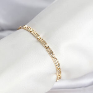 Tegan CM 14K Gold Renk Geometrik Model Kadın Bileklik TG27BB8303