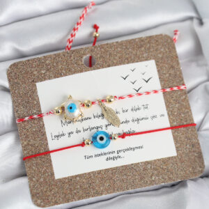 Tegan Marteniçka Bileklik 2'li Caretta Caretta ve Nazarlı Model TG27BB8315