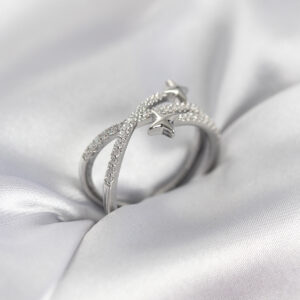 Tegan Gümüş Renk Zirkon Taşlı Halley Model Kadın Yüzük TG27BYK3970