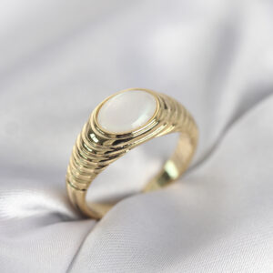 Tegan Gold Renk Vintage Model Kadın Yüzük TG27BYK4019