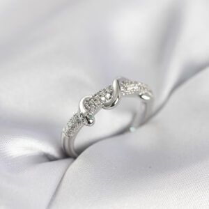 Tegan Gümüş Renk Zirkon Taşlı Sarmal Yılan Model Kadın Yüzük TG27BYK4067