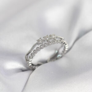 Tegan Gümüş Renk Minimal Yıldızlı Model Kadın Yüzük TG27BYK4116