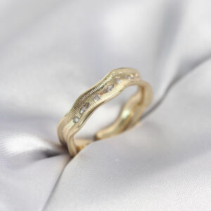 Tegan Gold Renk Su Damlası Model Zirkon Taşlı Kadın Yüzük TG27BYK4123