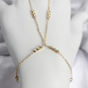 Tegan 316L Çelik Top Zincirli Gold Renk Kadın Şahmeran TG27SN745