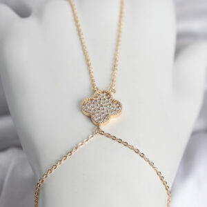 Tegan Pirinç Gold Renk Yonca Model Kadın Şahmeran TG27SN749