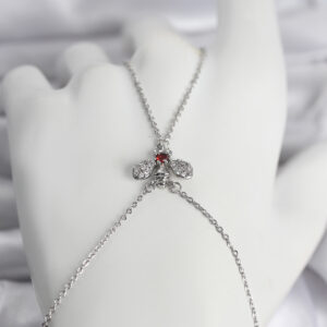 Tegan Pirinç Gümüş Renk Sinek Model Kadın Şahmeran TG27SN760