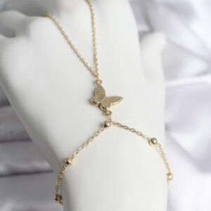 Tegan 316L Çelik Gold Renk Kelebek Model Kadın Şahmeran TG27SN740