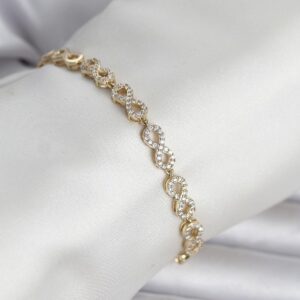 Tegan Xuping Zirkon Taşlı Sonsuzluk Model Kadın Bileklik TG27BB8412