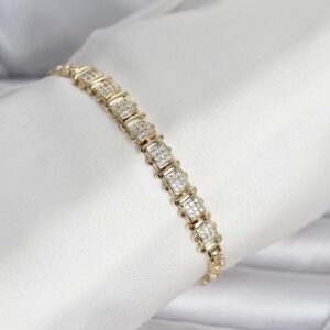 Tegan Xuping Model Zirkon Taşlı Gold Renk Kadın Bileklik TG27BB8415