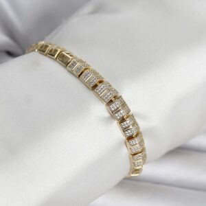 Tegan Xuping Zirkon Taşlı Gold Renk Kadın Bileklik TG27BB8434