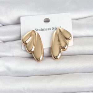 Tegan 316L Çelik Gold Renk Vintage Kadın Küpe TG27BKP11808