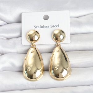Tegan 316L Çelik Gold Renk Damla Model Kadın Küpe TG27BKP11830