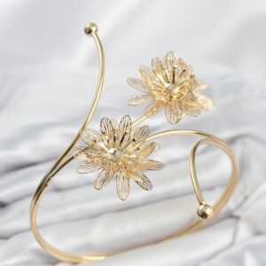 Tegan Pazu Bileklik Gold Renk Pirinç Lotus Model TG27BB8561
