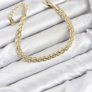 Tegan CM Singapur Zincir Model Gold Renk Pirinç Kadın Bileklik TG27BB8593