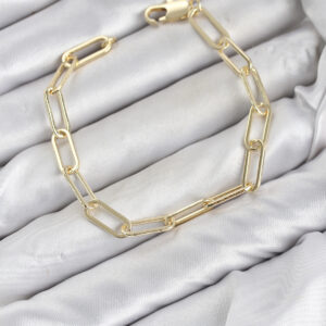 Tegan CM Ataş Zincir Model Gold Renk Pirinç Kadın Bileklik TG27BB8595