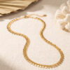 Tegan Gold Renk Pul Model 60 cm Kadın Kolye TG27BKO11213 - Thumbnail Image 1