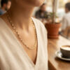 Tegan Pirinç Gold Renk Burgu Model Kadın Kolye TG27BKO11270 - Thumbnail Image 2